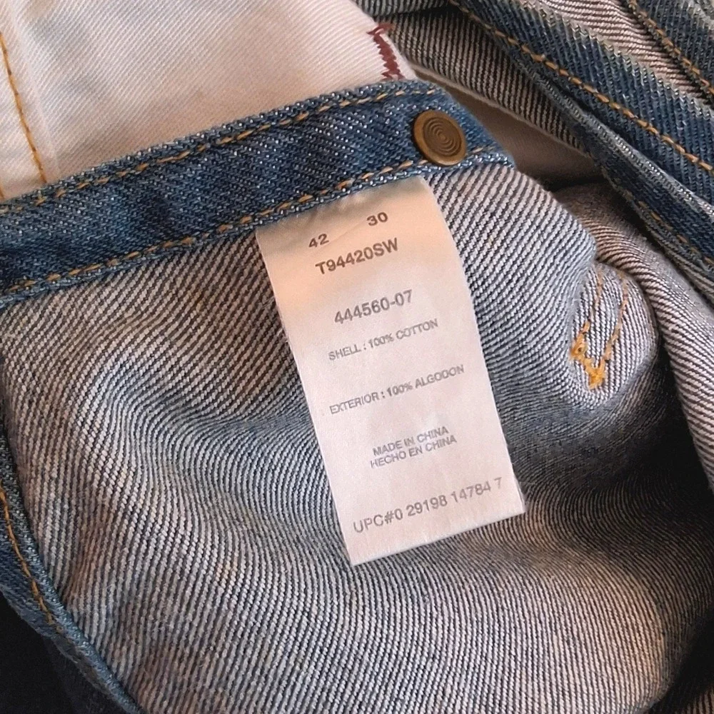 C.E. Schmidt Bib Overalls Mens 42x30 Blue New Cotton Carpenter Workwear T94420SW